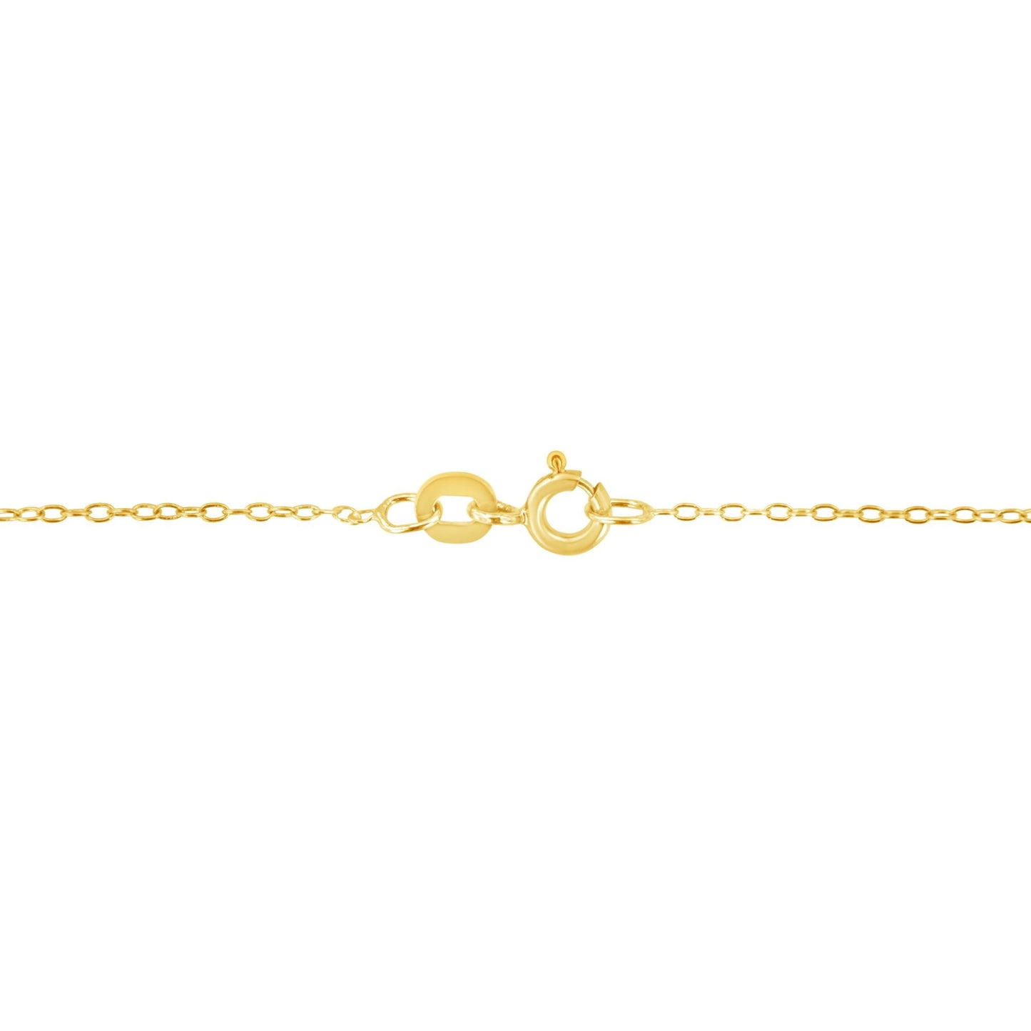 14K Yellow Gold Plated .925 Sterling Silver 4.0 Cttw Diamond Shadow Frame Heart 18" Pendant Necklace (J-K Color, I1-I2 Clarity)-2