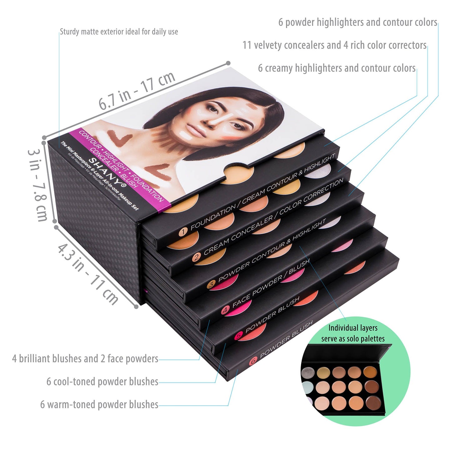 Masterpiece Makeup Kit – Shaping, Highlighting and Contouring Palettes