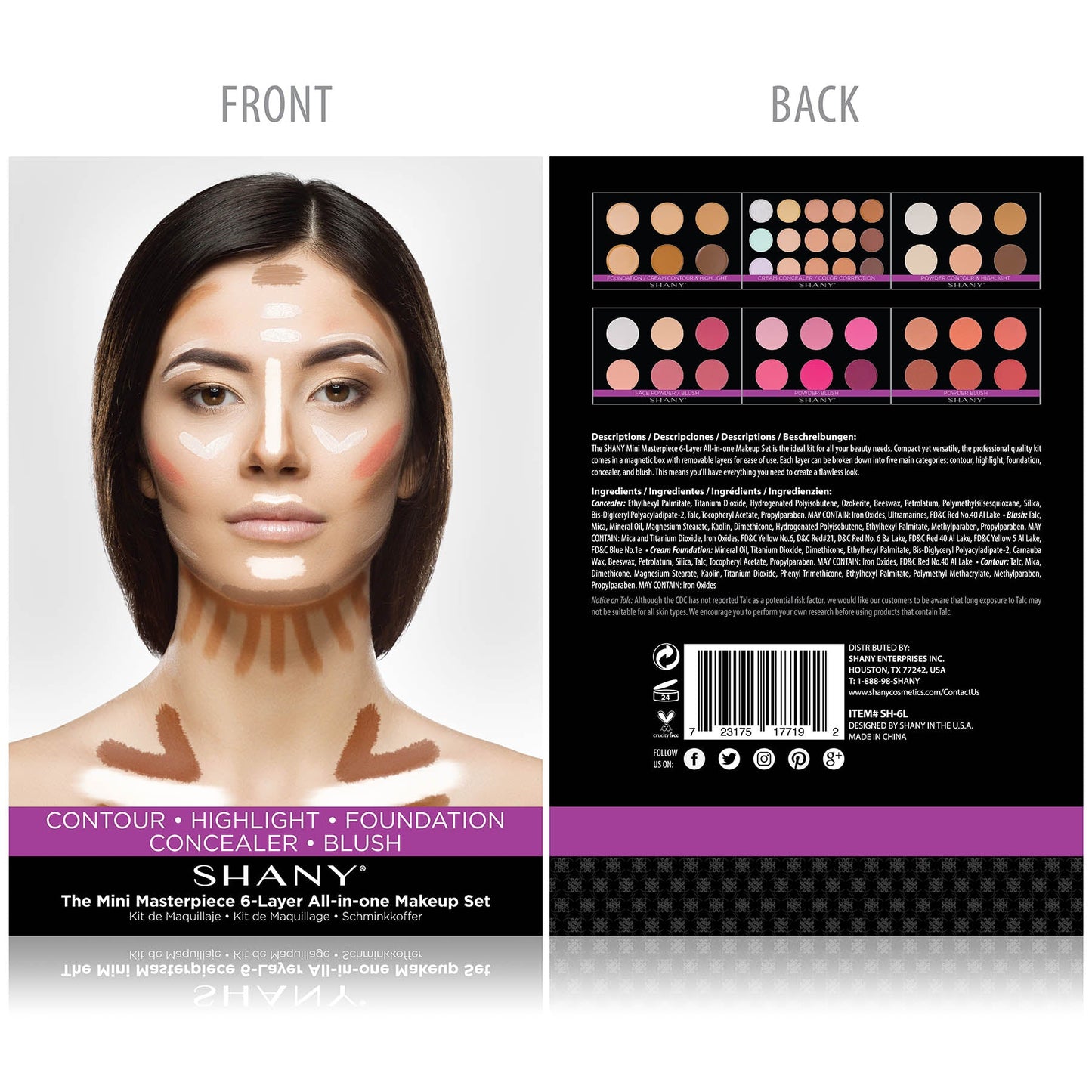 Masterpiece Makeup Kit – Shaping, Highlighting and Contouring Palettes