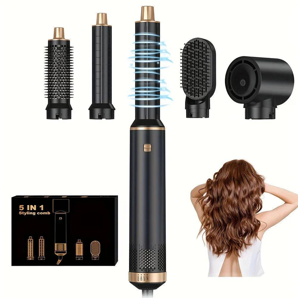Hair Dryer 5 in 1 Electric Comb-0