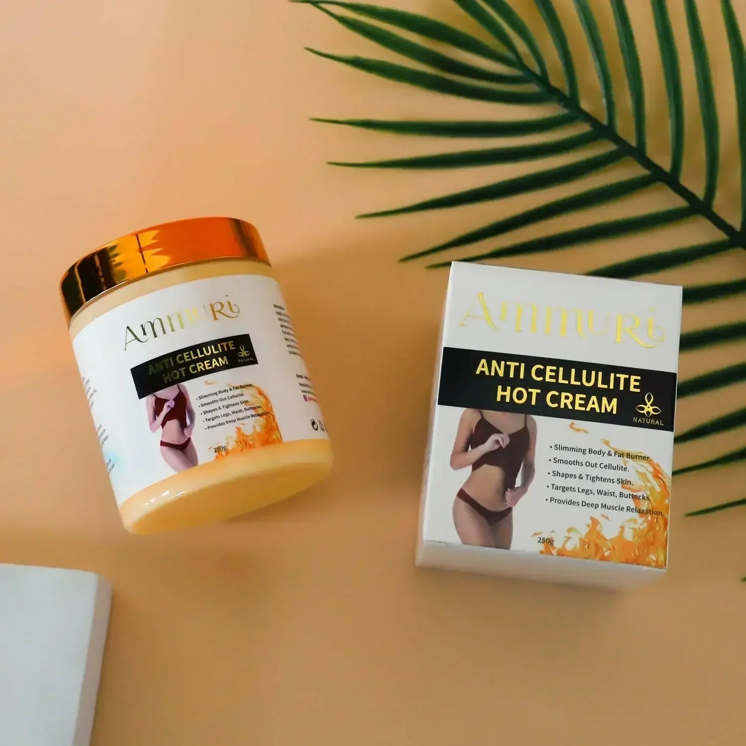 Ammuri Toning & Firming Body Cream – Targets Appearance of Cellulite & Stretch Marks (250g)-2